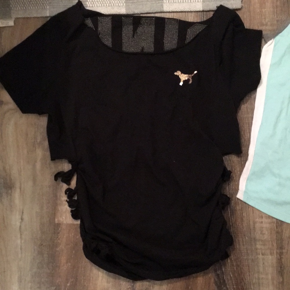 Vs pink shirt and tank top sold together